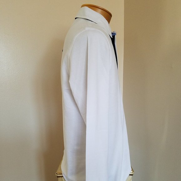 New Men's Impulso Italian While Shirt Long Sleeves 100% Cotton - Picture 7 of 14